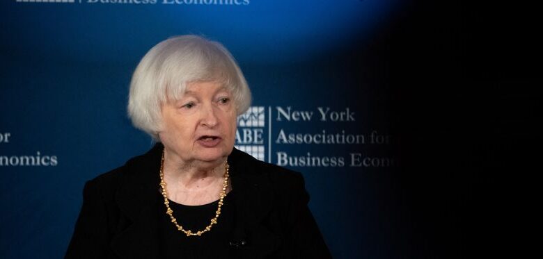 جانيت يلين: الحرب علي إيران تضغط على التضخم العالمي وتخلق صدمة للاقتصاد العالمي
