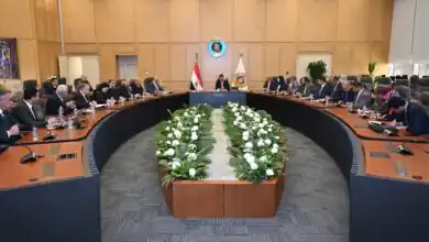 خالد هاشم يبحث مع اتحاد الصناعات وجهاز الخدمة الوطنية تذليل تحديات محاجر الرخام