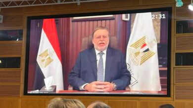 محافظ البنك المركزي المصري يشارك عبر تقنية الفيديو كونفرانس في اجتماع محافظي البنوك المركزية