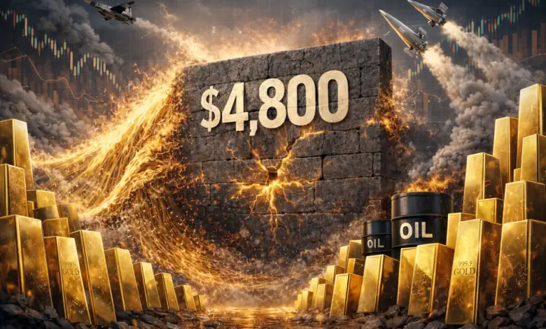 الذهب يقفز 3% في أسبوع ويفشل في اختراق 4800 دولار انتظارا بيانات الوظائف الأمريكية