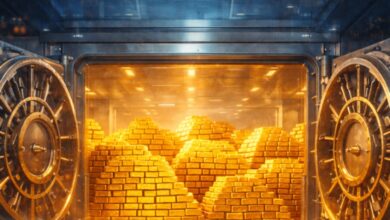 الذهب يُسجّل أسوأ أداء شهري منذ 2013.. ضغوط السيولة تهبط بالأسعار 12% في مارس