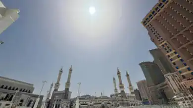 ظاهرة فلكية تهز القلوب.. الشمس تتعامد فوق الكعبة المشرفة وتختفي الظلال تماماً بمكة