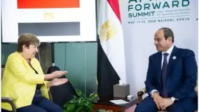 الرئيس السيسي يلتقي مديرة صندوق النقد الدولي في كينيا وتؤكد دعمها لمصر