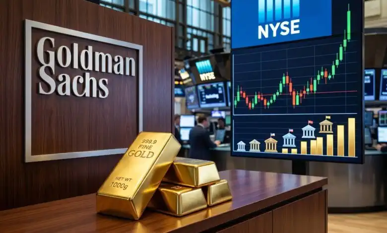 غولدمان ساكس يرفع توقعاته لسعر الذهب إلى 5400 دولار مدعومًا بمشتريات البنوك المركزية