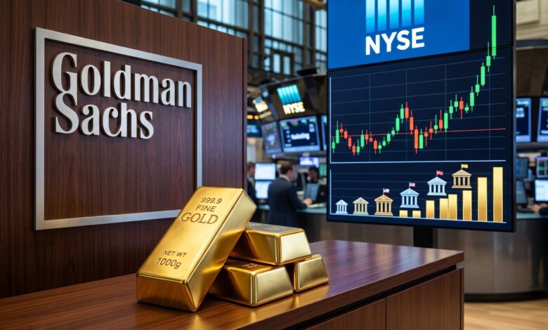غولدمان ساكس يرفع توقعاته لسعر الذهب إلى 5400 دولار مدعومًا بمشتريات البنوك المركزية