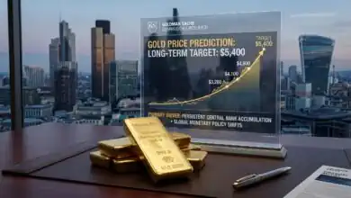 غولدمان ساكس يتوقع الذهب عند 5400 دولار بدعم البنوك المركزية