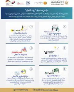 البنك المركزي يستعرض برامج مبادرة «رواد النيل» لدعم ريادة الأعمال