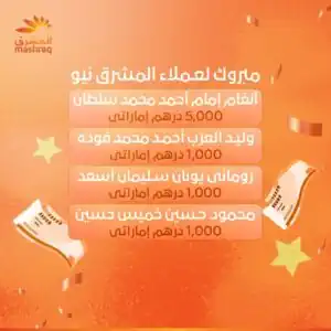 المشرق مصر يعلن الفائزين بسحوبات «المشرق مليونير» مايو 2026