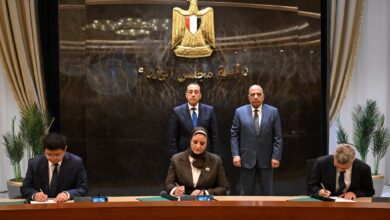 مدبولي يشهد توقيع مذكرة تفاهم لإنشاء أول مصنع لتوربينات الرياح في مصر ومشروع