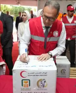 محمد الأتربي: مساهمة البنك الأهلي المصري تعكس التزامه بدوره المجتمعي تجاه فلسطين