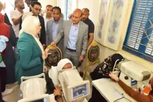 البنك الأهلي يدعم قوافل «مصر في عيونا» لعلاج ضعف الإبصار بأسيوط