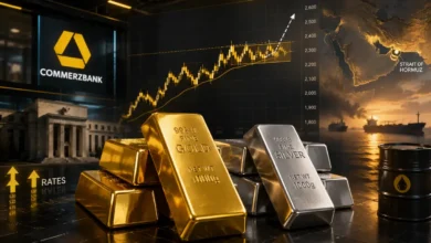 هل انتهى صعود الذهب؟ بنك كوميرزبانك يخفض مستهدفاته ويكشف ما ينتظر المستثمرين