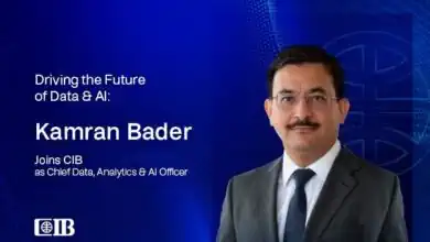البنك التجاري الدولي يعين كمران بدر رئيسًا لقطاع البيانات والتحليلات والذكاء الاصطناعي