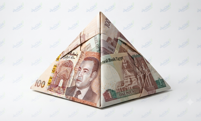 سعر الجنيه المصري مقابل الدرهم المغربي فى البنوك المصرية اليوم