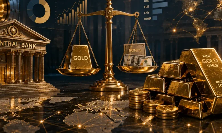 الذهب يربح معركة الثقة .. البنوك المركزية تواصل الشراء والمستثمرون يغادرون السوق