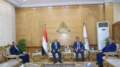 مدير عام بنك مصر – منطقة فروع شرق الدلتا يبحث مع رئيس جامعة بنها سبل التعاون المشترك