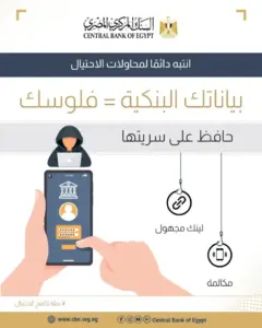 المركزي المصري يطلق حملة موحدة لمواجهة مخاطر الاحتيال المصرفي