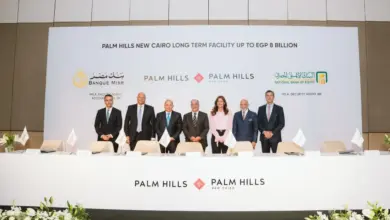 بنك مصر والبنك الأهلي المصري يوقعان عقد تمويل مشترك بقيمة 8 مليارات جنيه لشركة بالم