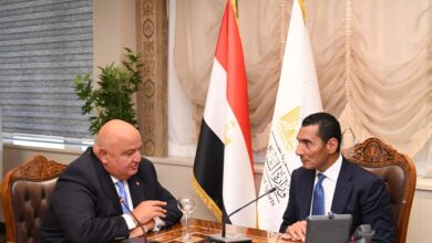 وزير الشباب والرياضة يلتقي الرئيس التنفيذي لبنك saib