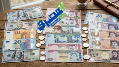 أسعار العملات اليوم الأحد 2-8-2026 مقابل الجنيه في البنوك