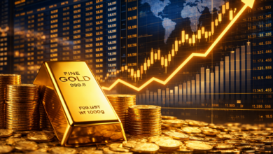 أسعار الذهب ترتفع مع هبوط النفط وتأجيل ضربة أمريكية لإيران وسط ترقب قرارات الفيدرالي