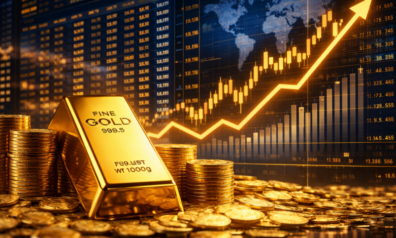 أسعار الذهب ترتفع مع هبوط النفط وتأجيل ضربة أمريكية لإيران وسط ترقب قرارات الفيدرالي