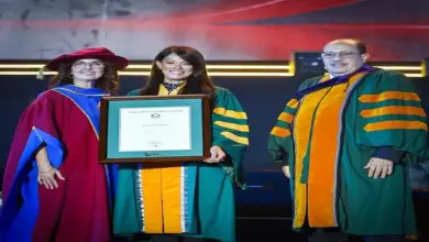 تكريم دولي جديد .. جامعة كيب بريتون تمنح رانيا المشاط الدكتوراه الفخرية .. صور
