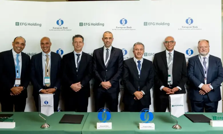 «إي اف چي القابضة» تحصل على تمويل من البنك الأوروبي «EBRD» بقيمة 40 مليون دولار أمريكي