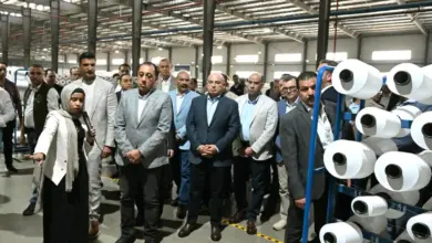 10 ملايين دولار و65.5 ألف طن سنويًا.. مصنع جديد لخيوط البوليستر في السخنة