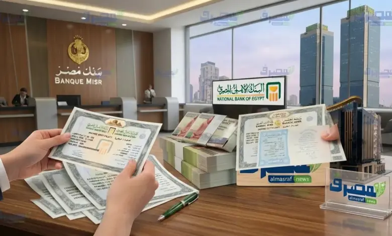 بعد تثبيت الفائدة.. «بوابة المصرف» تكشف عوائد شهادات البنك الأهلي وبنك مصر