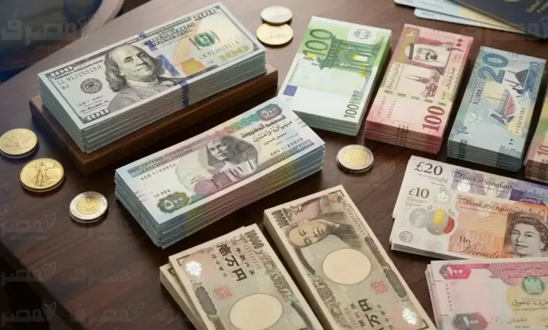 أسعار العملات العربية والاجنبية اليوم في البنوك.. اليورو يقترب من 60 جنيهًا