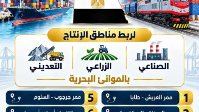 كل ما تريد معرفته عن 8 ممرات لوجستية تعزّز مكانة مصر إقليميًا ودوليًا
