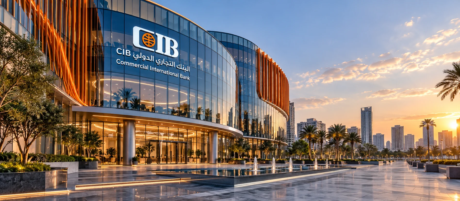 واجهة البنك التجاري الدولي CIB