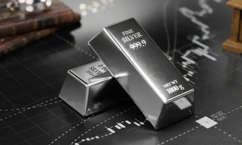 الفضة تهبط 6.6% عالميًا.. والدولار يحد خسائرها في مصر عند 1.5%
