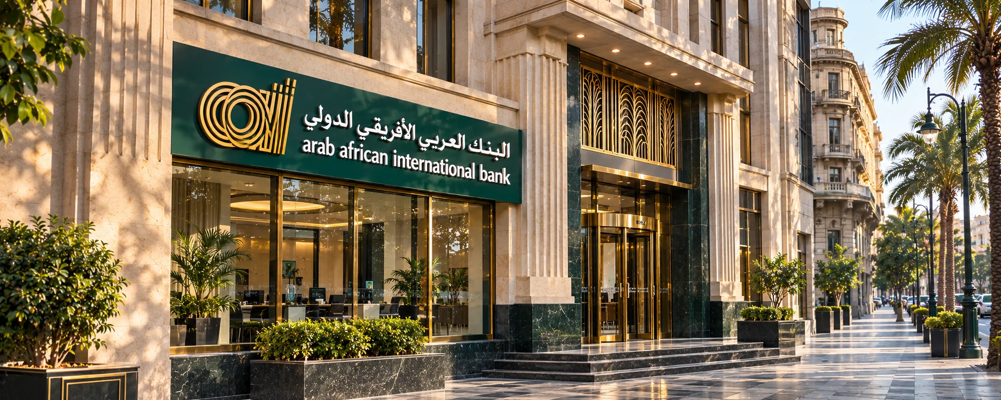 واجهة البنك العربي الأفريقي الدولي