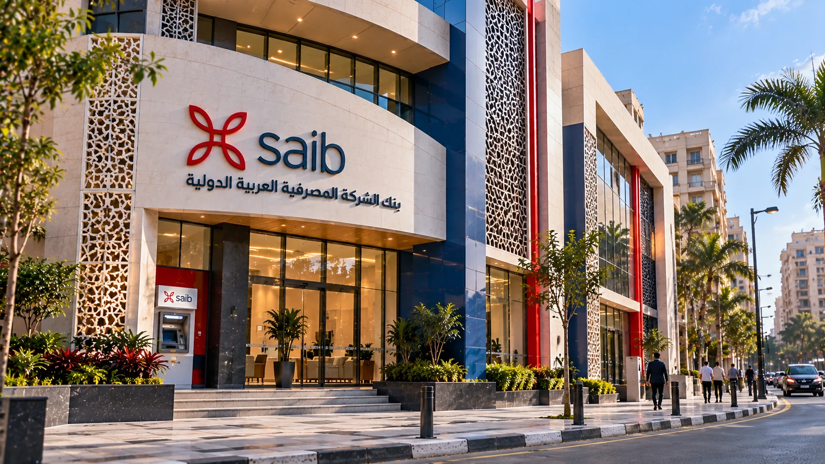 واجهة بنك saib