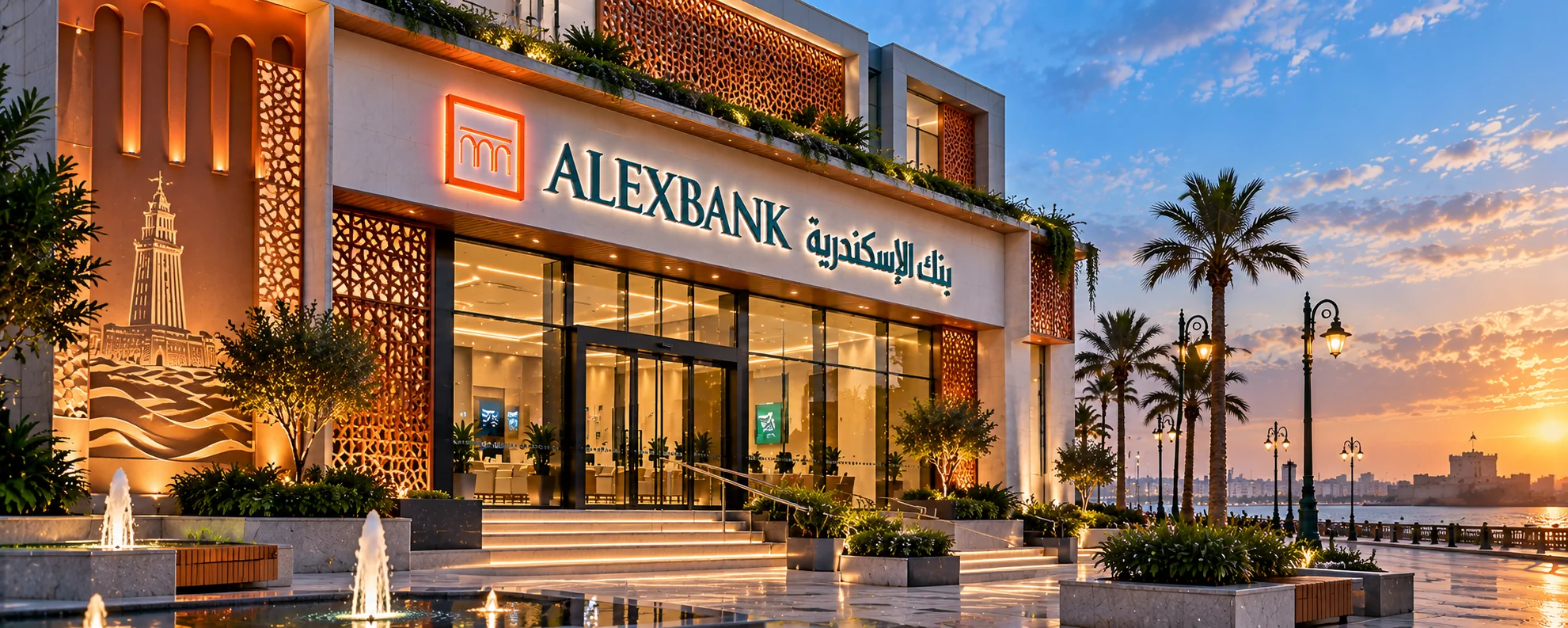 واجهة بنك الإسكندرية