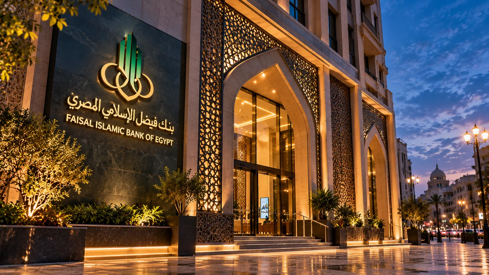 واجهة بنك فيصل الإسلامي المصري