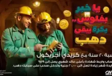 كريدي أجريكول مصر يطرح عرضًا بعائد يصل إلى 19% وسحب على الذهب .. صور وتفاصيل